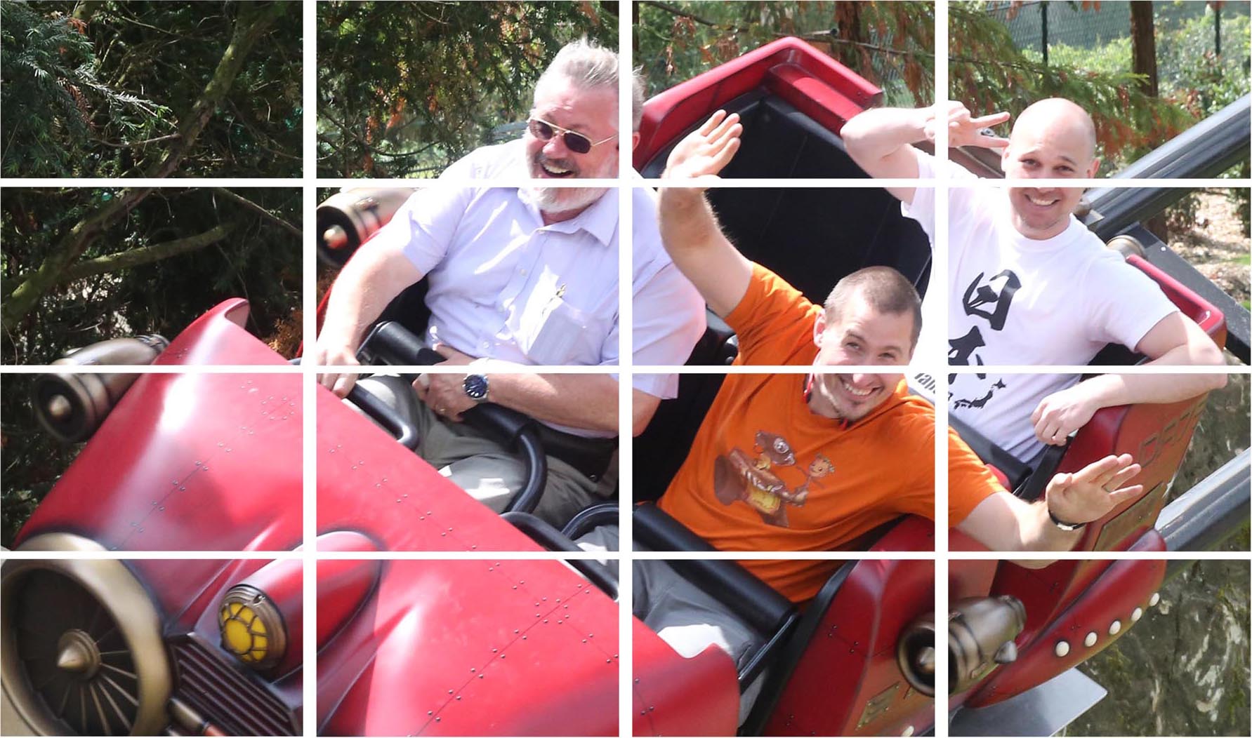 Exemple de mosaïque photo format carré Astraic