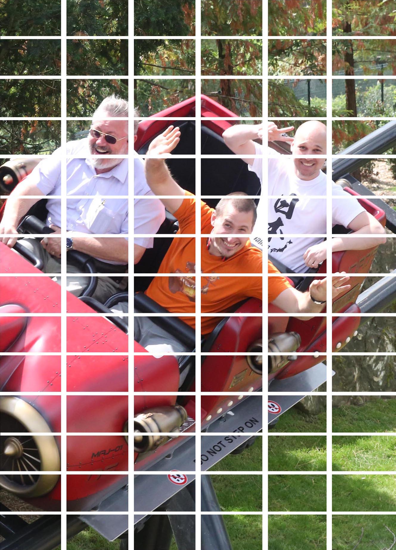 Mosaïque photo verticale pour événement